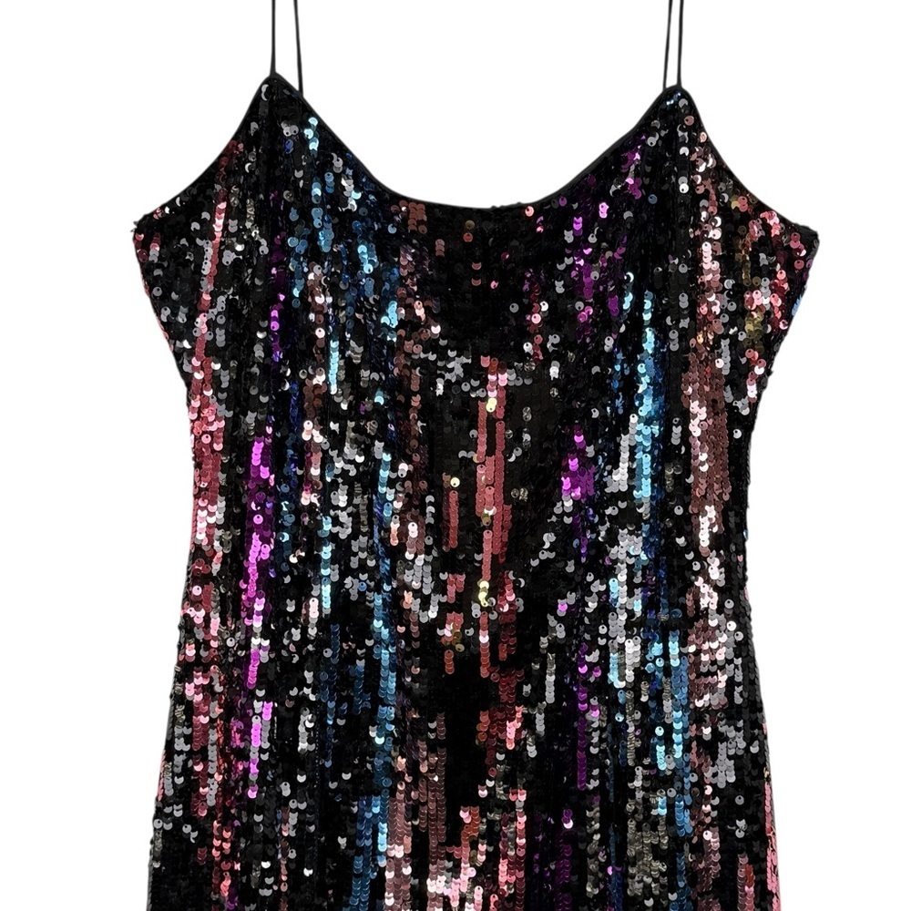 Badgley Mischka Multicolor Sequin Prom Dress - Prom! - Picture 2 of 12